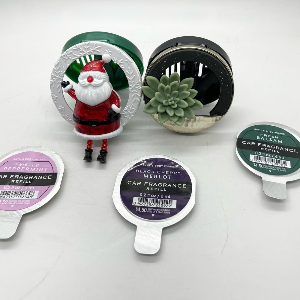 Bath and Body Works car fragrance holder & refills